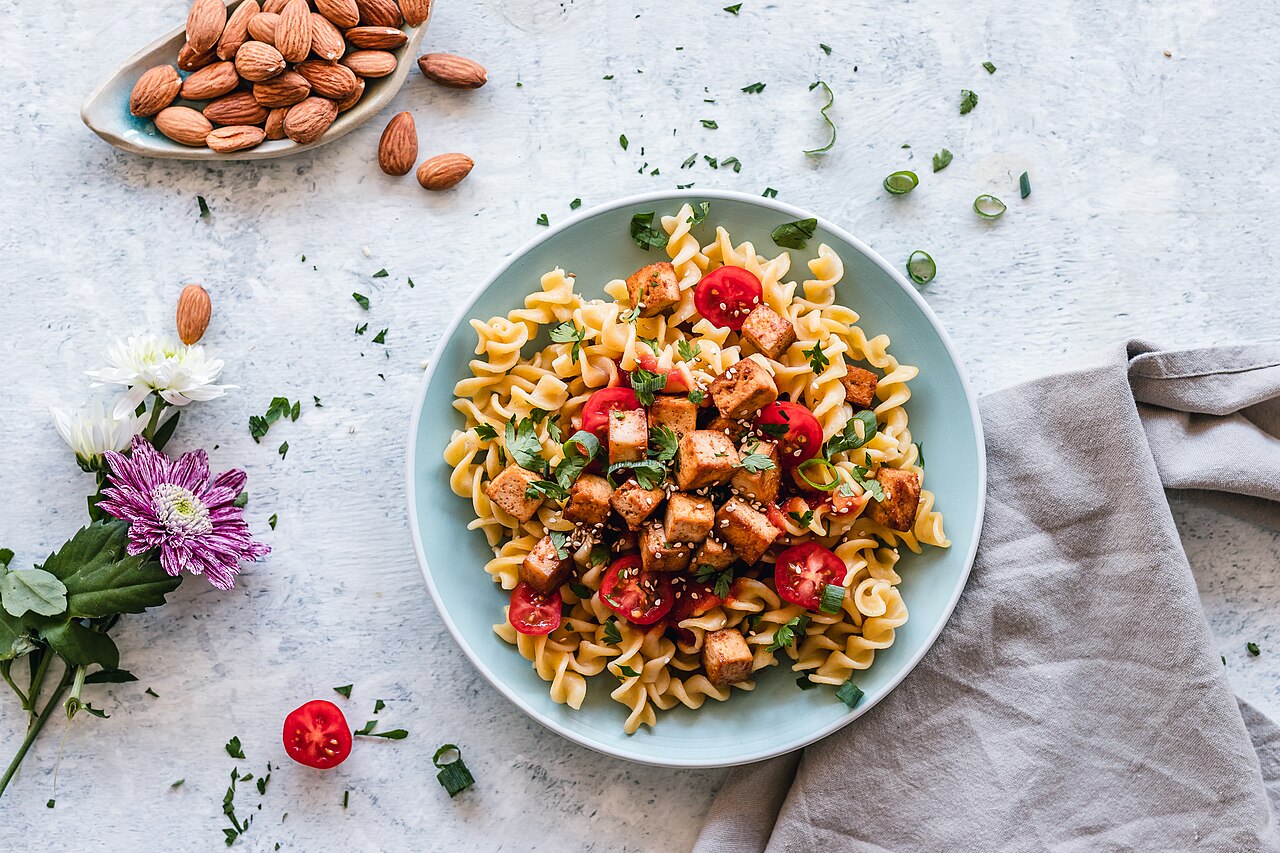 Red Pepper Walnut & Parmesan Pasta